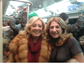 Звезды ездят в метро!