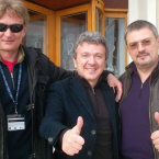Валерий Коротков, Пупо и Артем Горный на фестивале Сан-Ремо 2012
