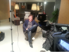 Джон МакИнерни (Bad Boys Blue) дал интервью Первому Каналу