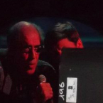 Адриано Челентано и Джанни Моранди на сцене театр Аристон