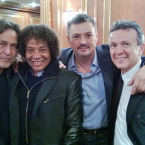 Angelo (Ricchi e Poveri), Pat (Ottawan), Артем Горный и Pupo на праздничном концерте, 2013