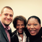 Алексей Богдановский с Патом (Ottawan) и Лиз Митчелл (Boney M.)